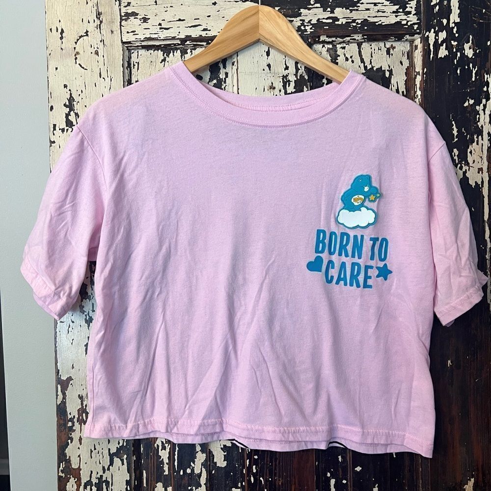 Born To Care Care Bears cropped tshirt. Size M 7-9 women’s juniors top.